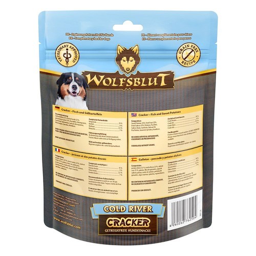 Wolfsblut Cold River Cracker - Forelle mit Süßkartoffel 225 g Hundefutter - Bild 2 von 2
