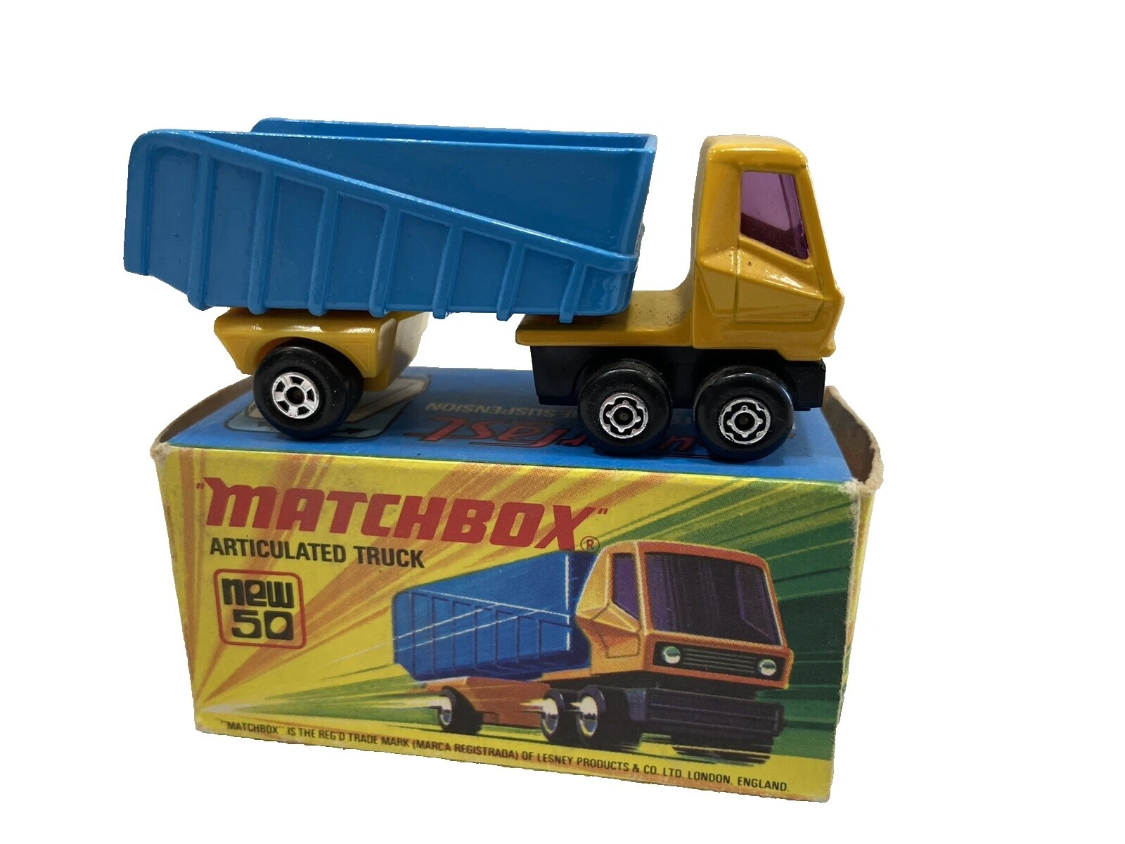 Año del vehículo de 1973 Matchbox 1-75 Vintage fabricación Diecast coches, camiones y camionetas