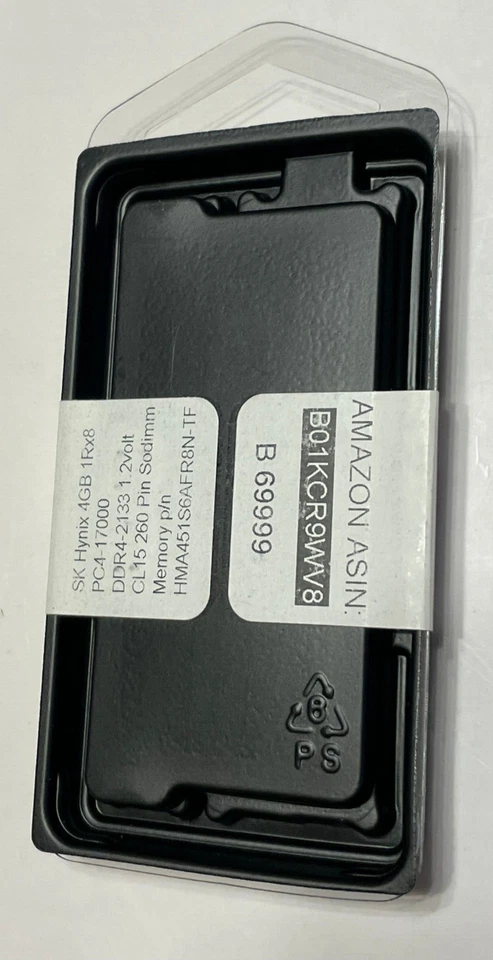 New SK Hynix 4GB 1Rx8 PC4-17000 DDR4-2133 1.2V CL15 (HMA451S6AFR8N-TF) SO-DIMM - Image 2 of 2