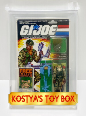 GI Joe RECOIL 1989 MOC AFA 75 Hasbro New Vintage Factory Sealed Action Figure