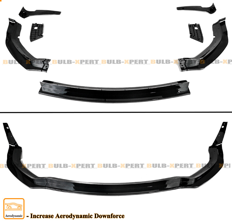 Gloss Black Side Skirt Extensions For 2020-2023 Dodge Charger SRT Widebody – H Style – 4 Pcs