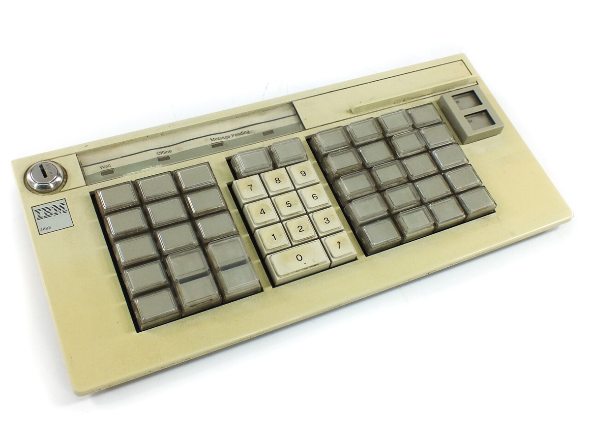 IBM 4783896 4683-P21 Programmable POS Keyboard 59G9063 - No Cable 