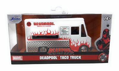 Jada Toys 1:32 Marvel Deadpool Taco Truck metall Modellauto