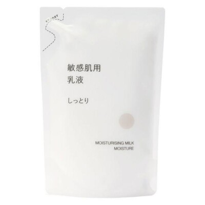 MUJI Sensitive Skin Emulsion Moisturizing Milk Moist Refill 180ml Unscented