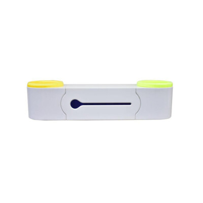 UV Light Sterilizer Toothbrush Holder Cleaner and Automatic Toothpaste Dispenser