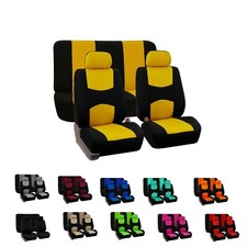 Car Seat Covers Flat Cloth Full Set Universal Fit For Auto Trucks Suvs Vans Car Seat Covers Flat Cloth Full Set Universal Fit For Auto Trucks Suvs Vans