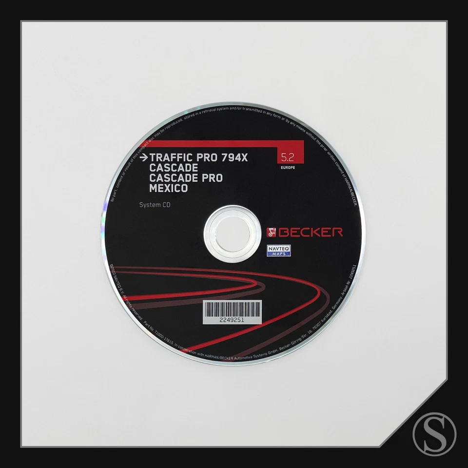 Becker Digitale Straßenkarte Europa 5.2 T1000-17616 Navigationssoftware Mexico - Bild 2 von 4