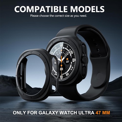 Pełne pokrycie Twardy PC Screen Protector Case do Samsung Galaxy Watch Ultra 47mm - Zdjęcie 2 z 14