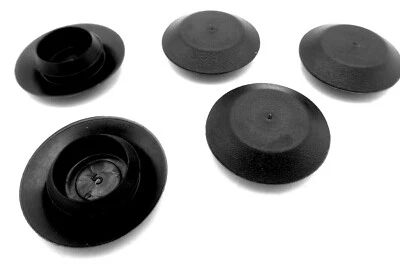 FASTENER DEPOT 1/2" ID Hole Cap For 1/16" Thick Metal Plastic Snap-In Panel Plugs For 1/2" Hole