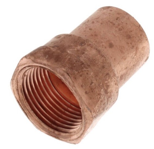 Elkhart 30160, Copper Female Adapter 1" - 3 Pack
