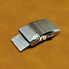 316L Solid Watch Band Buckle 16 18 20 22mm Stainless Steel 4 Holes Watch Clasp