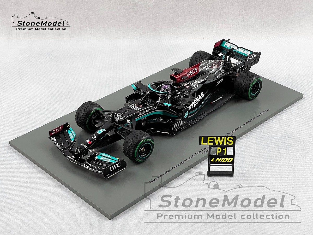 Mercedes F1 W12 #44 Lewis Hamilton Russia 2021 100th GP