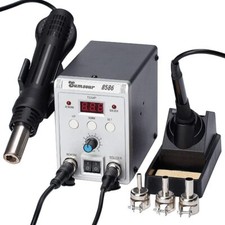 8586 700w 2 In 1 Smd Rework Soldering Station Led Digital Display Hot Air Gun So