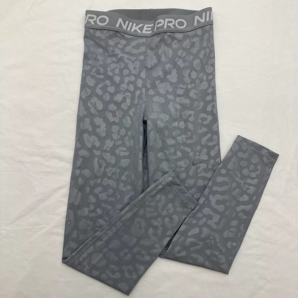 Nike grey leopard print leggings sale