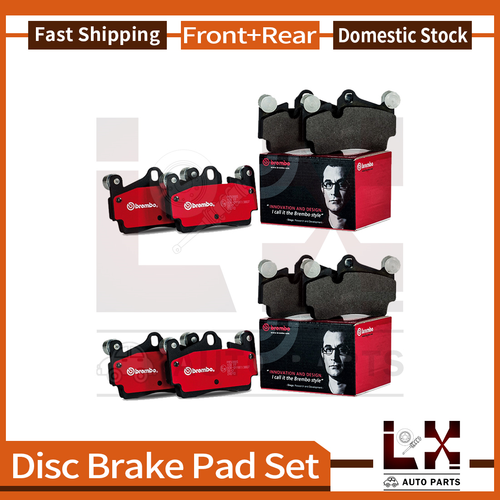 Front & Rear Brembo Ceramic Brake Pads Kit For 2013 2014 Hyundai