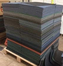 400 Mixed Brand New Commercial Heavy Contract  Carpet Tiles only £399 Inc Post