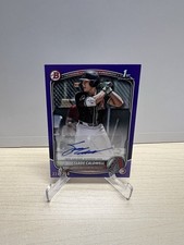 2025 Bowman - Slade Caldwell Purple Border /250 #BPA-SC Arizona Dbacks