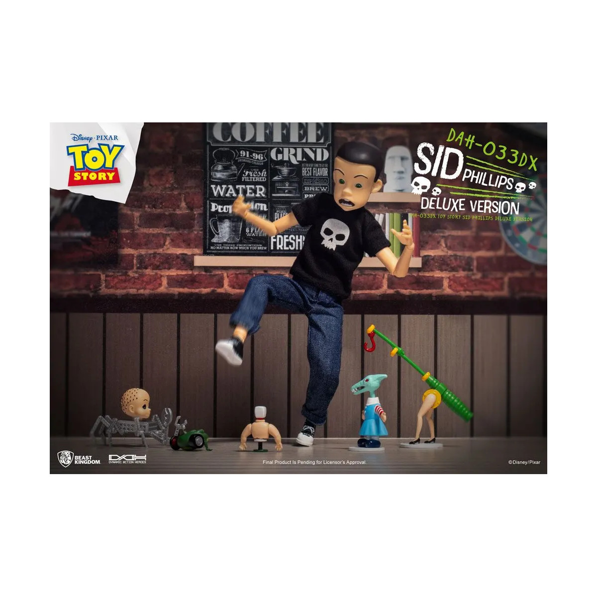 Beast Kingdom - Toy Story Sid Phillips Deluxe Version - Dynamic Action Heroes 1/