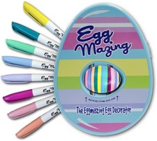Eggmazing Egg Decorator Kit - Arts and Crafts Set with Egg Decorating Spinner an