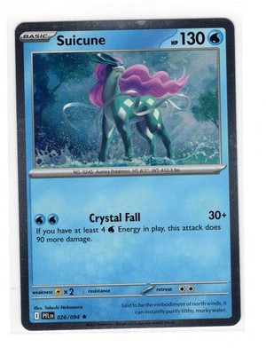 Pokemon Mega Evolution - 026/132 Suicune Cosmos Holo Exclusive