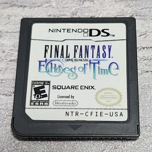 Final Fantasy Crystal Chronicles Echoes of Time (Nintendo DS) Authentic Tested