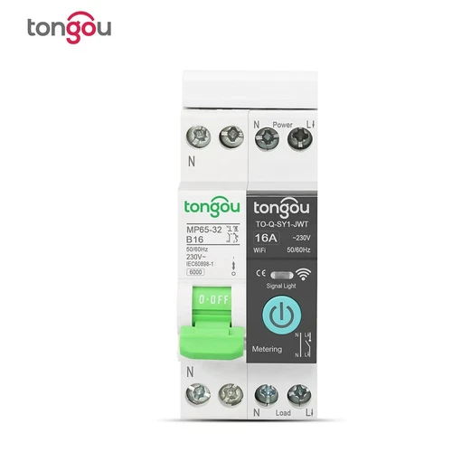 Tuya-Mcb Wifi-Smart Leistungsschalter mit Metering 1P 32A Control-Switch By-App