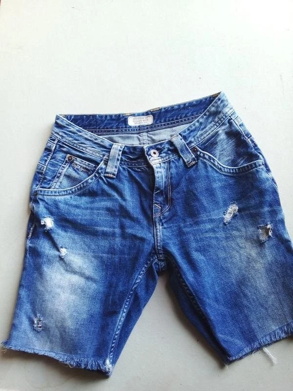 Men Pepe Jeans Shorts Navy Denim 29 #VXJP - Image 2 of 4