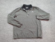 Straight Down Sweatshirt Mens XL 1/4 Zip Pullover Long Sleeve Performance Golf