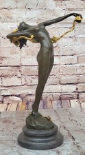 Scultura In Bronzo Donna Nuda Di Harriet Frishmuth Statua Figurina Figura