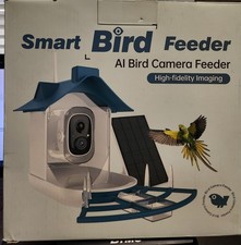 Bird feeder AI Smart Bird Feeder with Camera 1080 P, Solar Panel Optional