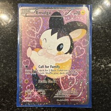 Pokémon TCG Emolga RC23/25 Full Art Rare Holo Card 2013