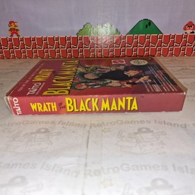 WRATH OF THE BLACK MANTA CONSOLE NINTENDO NES PAL A ITALIANO ITA CIB COMPLETO