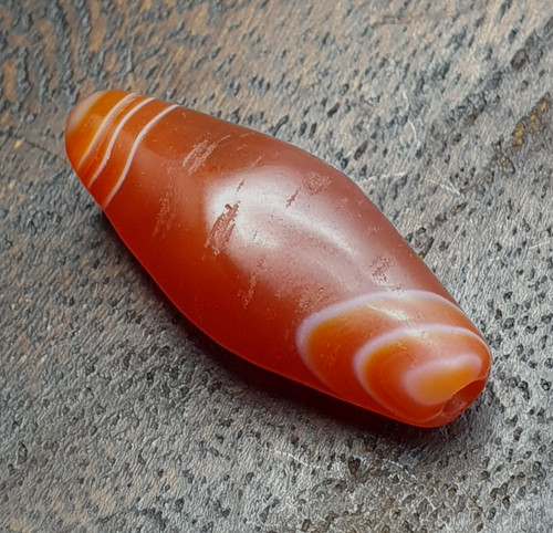 Himalayan Vintage Carnelian Agate Bead Amulet