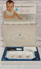 Vintage GE Heat  N Serve Baby Dish Feeding  Training Set Works Missing 2 Pieces