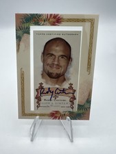 2006 Topps Allen Ginter Randy Couture Framed Mini Auto UFC