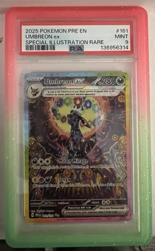 Pokémon Umbreon ex 161/131 Prismatic Evolutions PSA 9 Special Illustration Holo