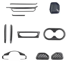 Carbon Fiber Interior Center Console Trim Cover Decoration For Kia K5 2025 2026