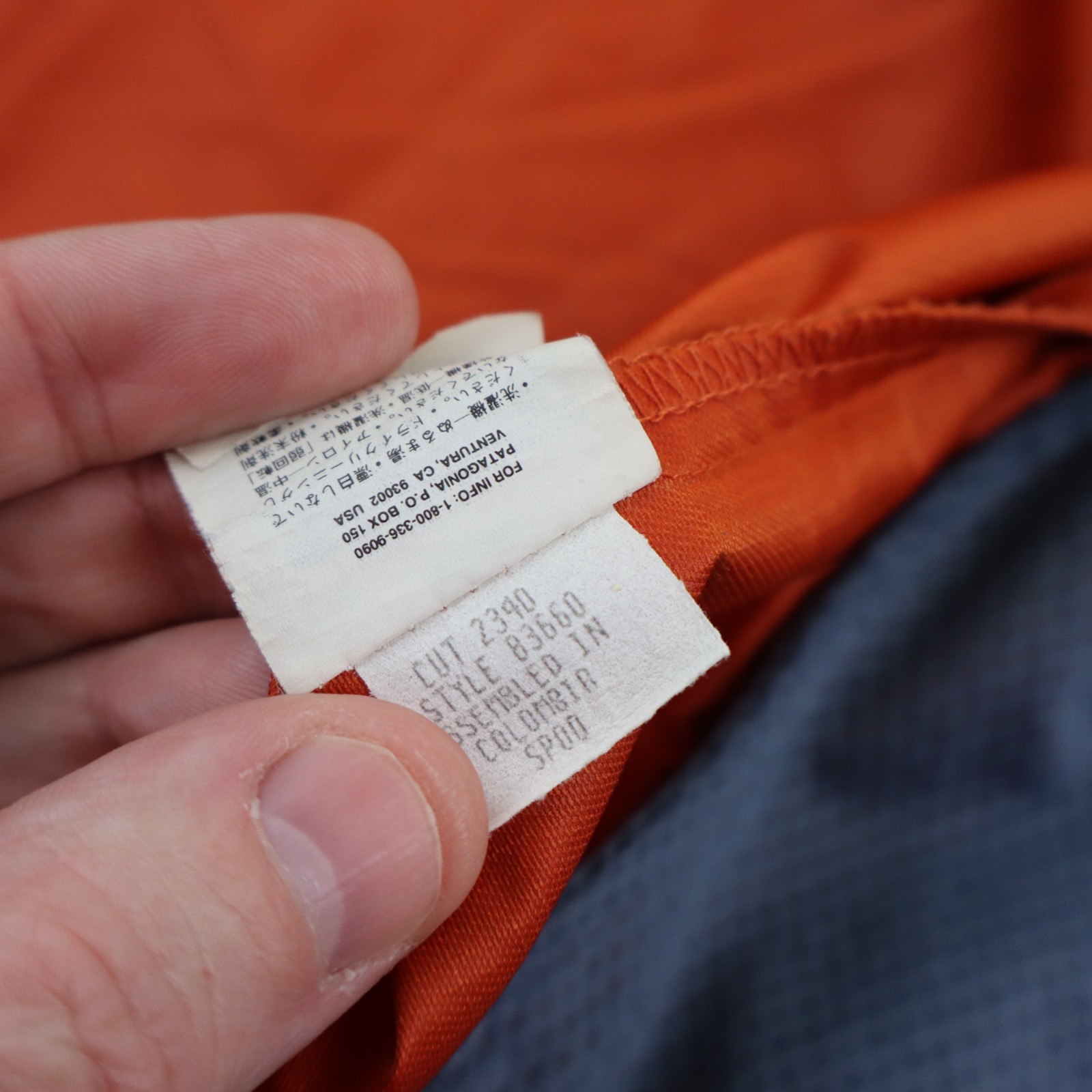 Vintage 90s Patagonia Essenshell Rain Jacket Mens M Orange Hooded Windbreak Coat thumbnail 11