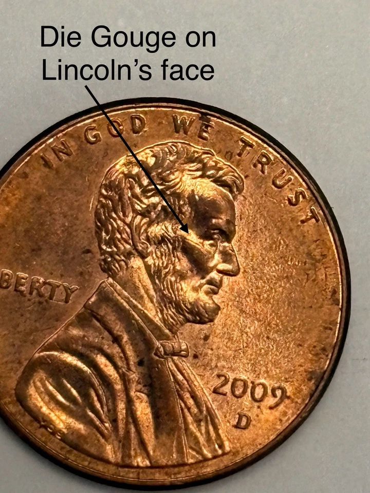 Centavo Lincoln Bicentenario 2009 D Vida Profesional Variedad Errores (Ver Fotos) Foto 4 de 4