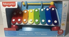 Fisher-Price Toddler Pull Toy, Classic Xylophone Pretend Musical Instrument