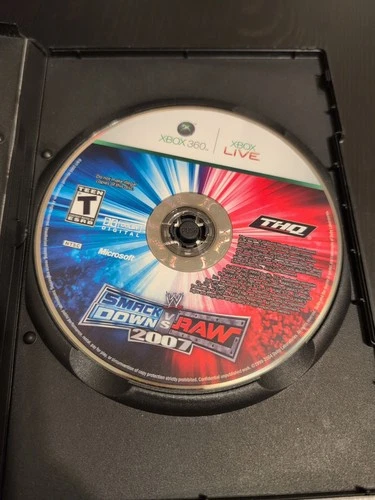 WWE Smackdown Vs Raw 2007 Xbox 360 Tested And Working