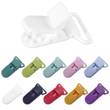 10-Pack Pacifier Clip Replacement Ends - BPA-Free 3/4" 20mm , Multicolor 10PC