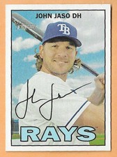 JOHN JASO TAMPA BAY RAYS #215 - TOPPS HERITAGE 2016