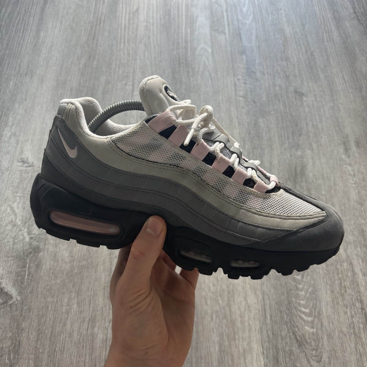 Nike Air Max 95 110 Pink Foam Gunsmoke OG With Box Size UK7.5 Trainers Gym  | eBay UK
