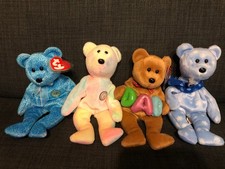 Ty Beanie Babies B&auml;ren, eine bunte Mischung,  Sammlerst&uuml;cke, Kuscheltiere