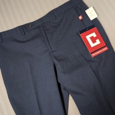 CHAPS Pants 38x30 Navy Performance Series Suit Separates Stretch No Wrinkle NEW
