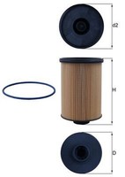 Mahle Kraftstofffilter Kx 659D Vorfilter Filtereinsatz 108,8Mm FüR Man Tgs 1 Tgx
