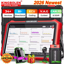 2026 KINGBOLEN K8 PRO Car Diagnostic Scan Tool Bidirectional ECU Coding All Free