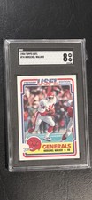 Herschel Walker RC #74 1984 Topps USFL SGC 8