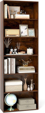 6-Tier Bookcase, 70  Tall Freestanding Bookshelf with 6 Open Shelves, Anti-Toppl